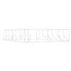 vidaXL Perrera de exterior acero galvanizado plateado 8x12x2 m