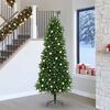 vidaXL &Aacute;rbol de Navidad con 300 LED con soporte Verde 240 cm PE