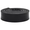 vidaXL Borde de goma para quitanieves negro 300x8x2 cm