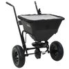 vidaXL Carrito de mano esparcidor de sal PVC y acero 106x73x76 cm 45 L