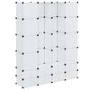 vidaXL Armario modular con 18 compartimentos blanco 37x146x180,5 cm