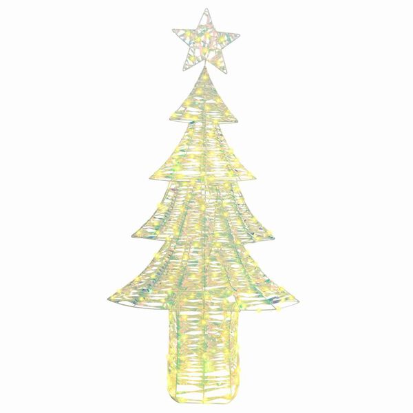 vidaXL &Aacute;rbol de Navidad con 240 LED c&aacute;lido 181 cm PET