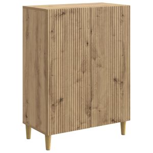 vidaXL Aparador Roble artisan 66 x 34,5 x 90 cm Madera de Ingenier&iacute;a
