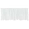 vidaXL Cortina de Encaje Blanco 140 x 600 cm Poli&eacute;ster