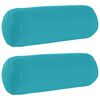 vidaXL Funda de almohada 2 pcs HEERLEN Tuquesa &Oslash; 15 x 40 cm Poli&eacute;ster