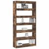 vidaXL Librería Roble ahumado 100 x 30 x 198 cm Madera de ingeniería