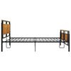 vidaXL Estructura de cama sin colch&oacute;n metal 180x200 cm