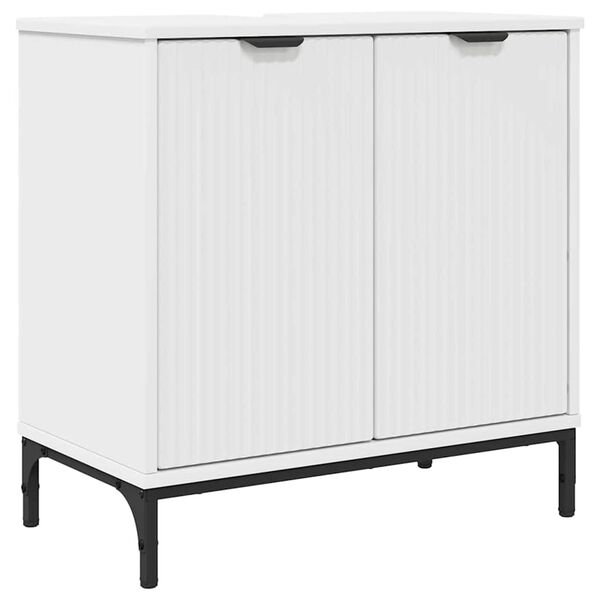 vidaXL Gabinete de Lavabo para Ba&ntilde;o con puerta 60.5 x 33.5 x 61 cm