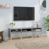 vidaXL Mueble de TV madera contrachapada gris hormig&oacute;n 150x30x44,5 cm