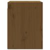 vidaXL Armario de pared 2 uds madera de pino marrón miel 30x30x40 cm