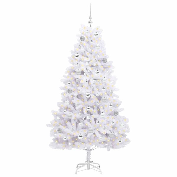 vidaXL Árbol de Navidad artificial con ramas articuladas 180 cm