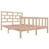 vidaXL Estructura de cama de madera maciza de pino 140x200 cm