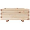 vidaXL Jardinera de madera maciza de pino 60x60x26,5 cm