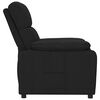 vidaXL Sillón reclinable de tela negro