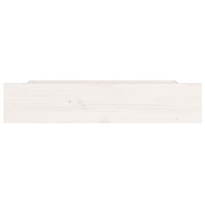 vidaXL Cajones de cama 4 unidades madera maciza de pino blanco