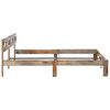 vidaXL Estructura de cama sin colch&oacute;n madera maciza 200x200 cm
