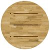 vidaXL Superficie de mesa redonda madera maciza de roble 23 mm 500 mm