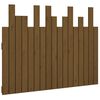 vidaXL Cabecero cama pared madera maciza pino marr&oacute;n miel 108x3x80 cm