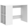 vidaXL Escritorio de madera de ingenier&iacute;a blanco 102x50x75 cm