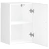 vidaXL Armario pared cocina Porto madera ingenier&iacute;a blanca alto brillo