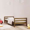 vidaXL Estructura de cama madera maciza de pino marrón miel 90x190 cm