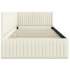 vidaXL Estructura de cama en esquina Crema 100 cm x 200 cm Terciopelo