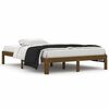 vidaXL Estructura cama sin colch&oacute;n madera pino marr&oacute;n miel 140x200 cm