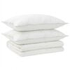 vidaXL Juego de edred&oacute;n y almohada 3 uds. 200x200 cm Verano 140 GSM