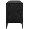 vidaXL Gabinete de TV con caj&oacute;n Roble Negro 150 x 30 x 45 cm