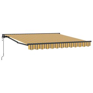 vidaXL Estructura del Toldo Amarillo y Gris 300 x 250 cm