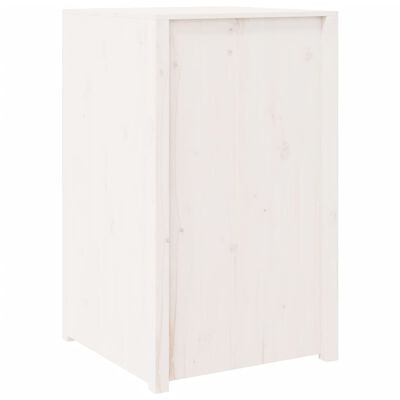 vidaXL Mueble de cocina exterior madera maciza pino blanco 55x55x92 cm