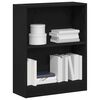 vidaXL Librer&iacute;a Roble Negro 60 x 24 x 76 cm Madera de ingenier&iacute;a