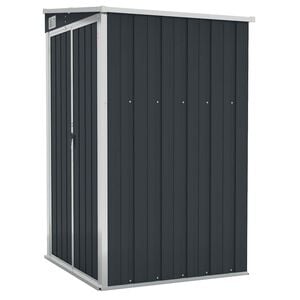 vidaXL Cobertizo de jard&iacute;n de pared acero galvanizado 118x100x178 cm