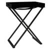 vidaXL Mesa plegable MDF negra 48x34x61 cm