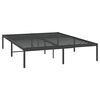 vidaXL Estructura de cama sin colchón metal negro 160x200 cm