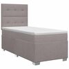 vidaXL Cama box spring con colch&oacute;n Topo 80 x 200 cm Tela