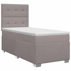 vidaXL Cama box spring con colch&oacute;n Topo 80 x 200 cm Tela