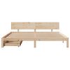 vidaXL Estructura de cama con cajones madera maciza de pino 200x200 cm