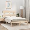 vidaXL Estructura de cama madera maciza de pino 120x200 cm