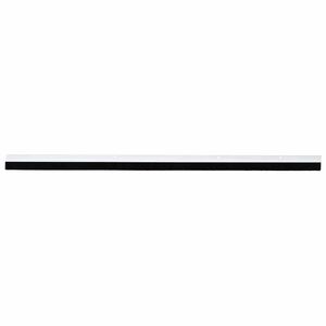 vidaXL Sellos de cepillo de puerta atornillables 2 uds. Blanco 100 cm