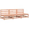 vidaXL Sof&aacute;s jard&iacute;n sin reposabrazos 3 uds madera Douglas 70x70x67 cm