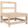 vidaXL Juego de sof&aacute;s de jard&iacute;n 4 pzas madera maciza de pino