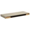 vidaXL Estantes flotantes de pared 2 uds MDF roble 60x23,5x3,8 cm