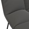 vidaXL Silla de descanso con estructura de metal terciopelo gris oscuro