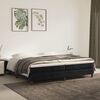 vidaXL Estructura Estructura de cama con somier terciopelo negro 200x200 cm