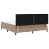 vidaXL Cama tipo Box Spring Capuchino 180 x 200 cm Cuero sint&eacute;tico