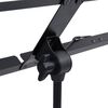 vidaXL Atril para partituras de acero negro