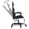 vidaXL Silla gaming giratoria cuero sint&eacute;tico negro y camuflaje