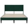 vidaXL Estructura de cama Verde oscuro 120 x 190 cm Terciopelo