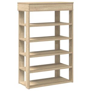 vidaXL Zapatero madera de ingenier&iacute;a roble sonoma 60x30x98 cm